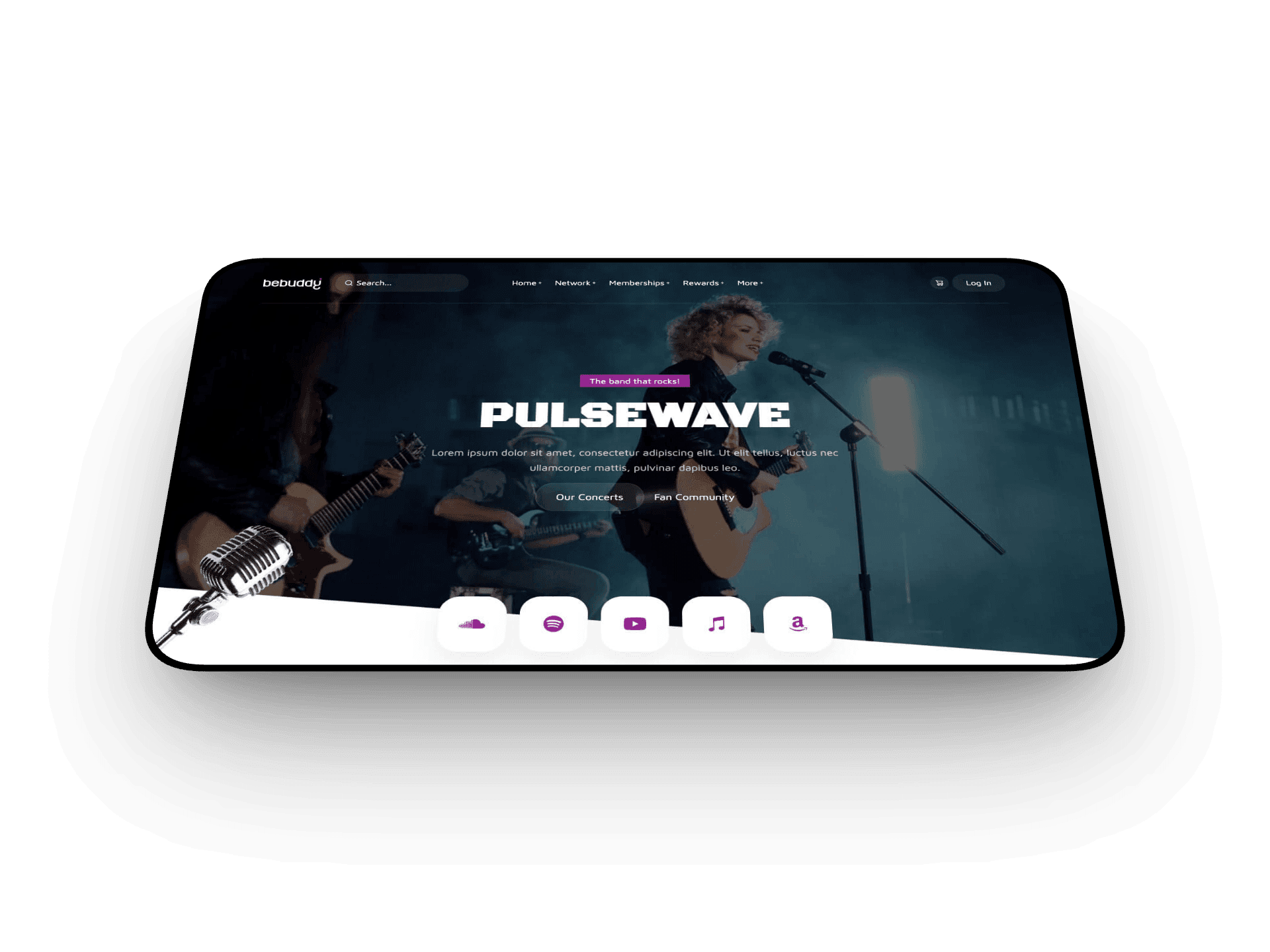 Clubs & associations demo homepage