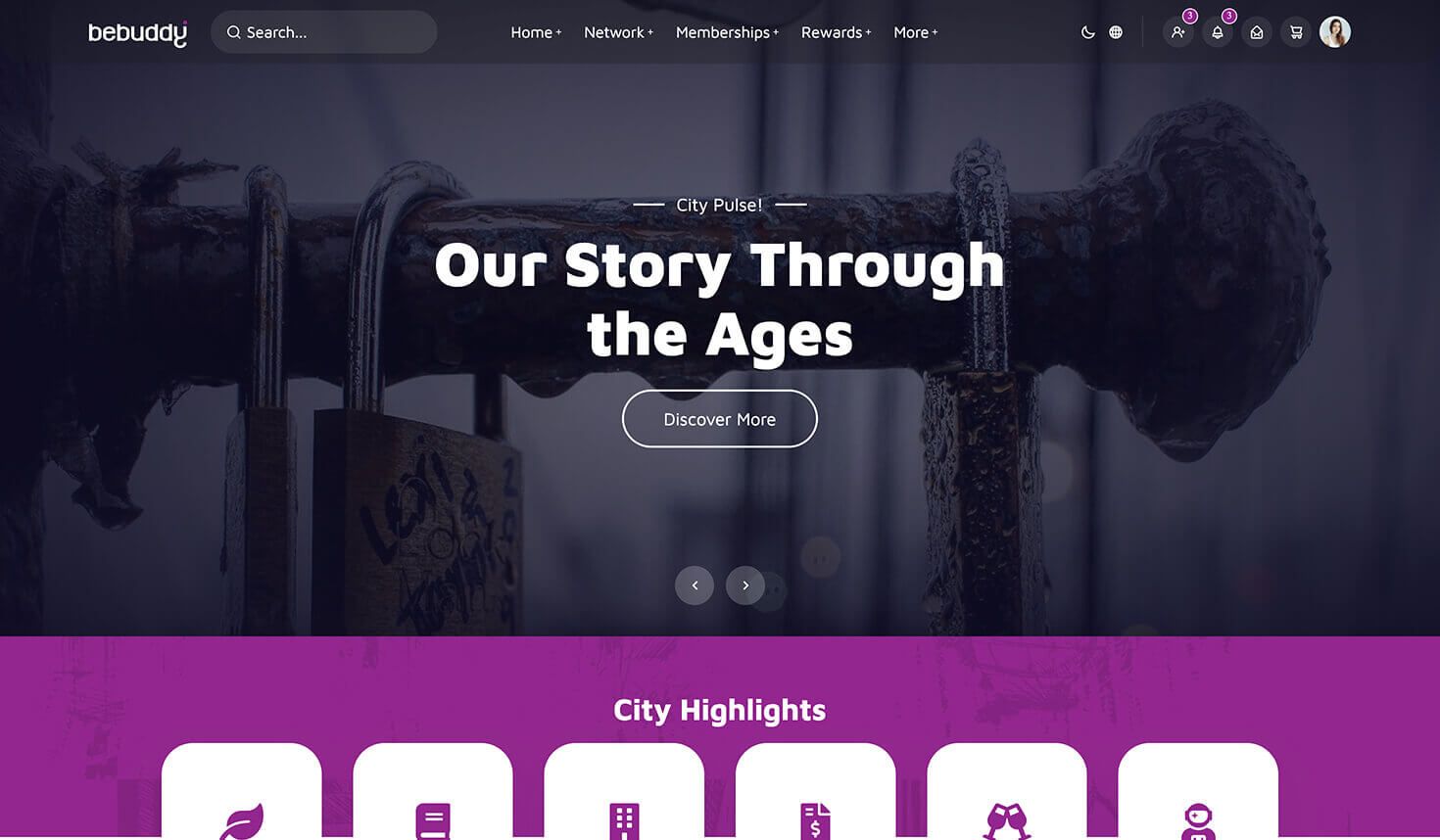 BeBuddy theme screenshot