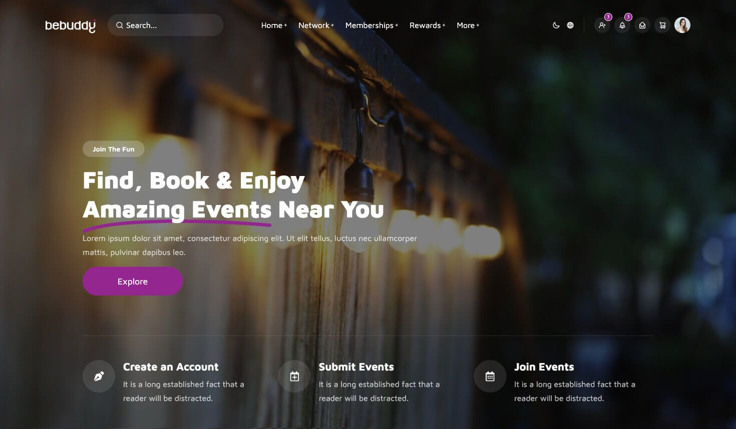 BeBuddy theme screenshot