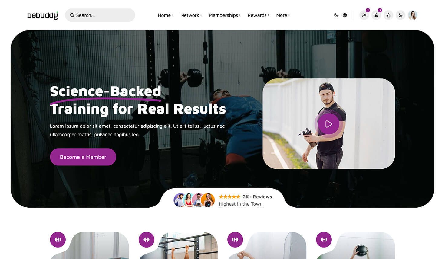 BeBuddy theme screenshot