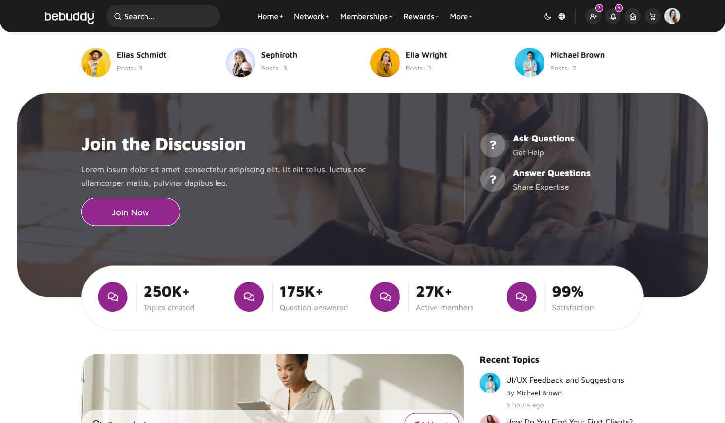 BeBuddy theme screenshot