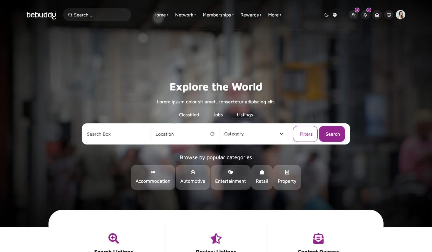 BeBuddy theme screenshot