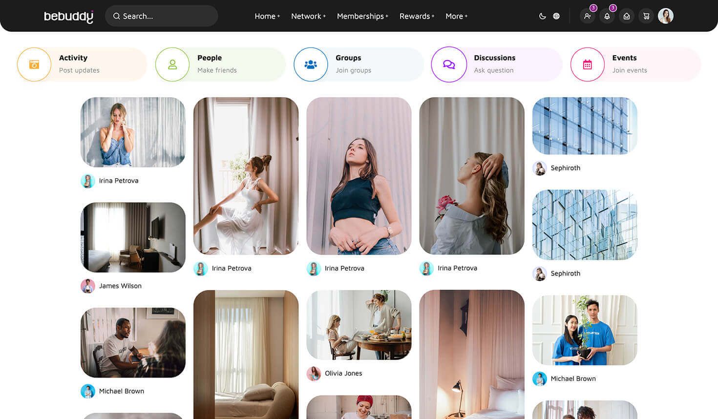 BeBuddy theme screenshot