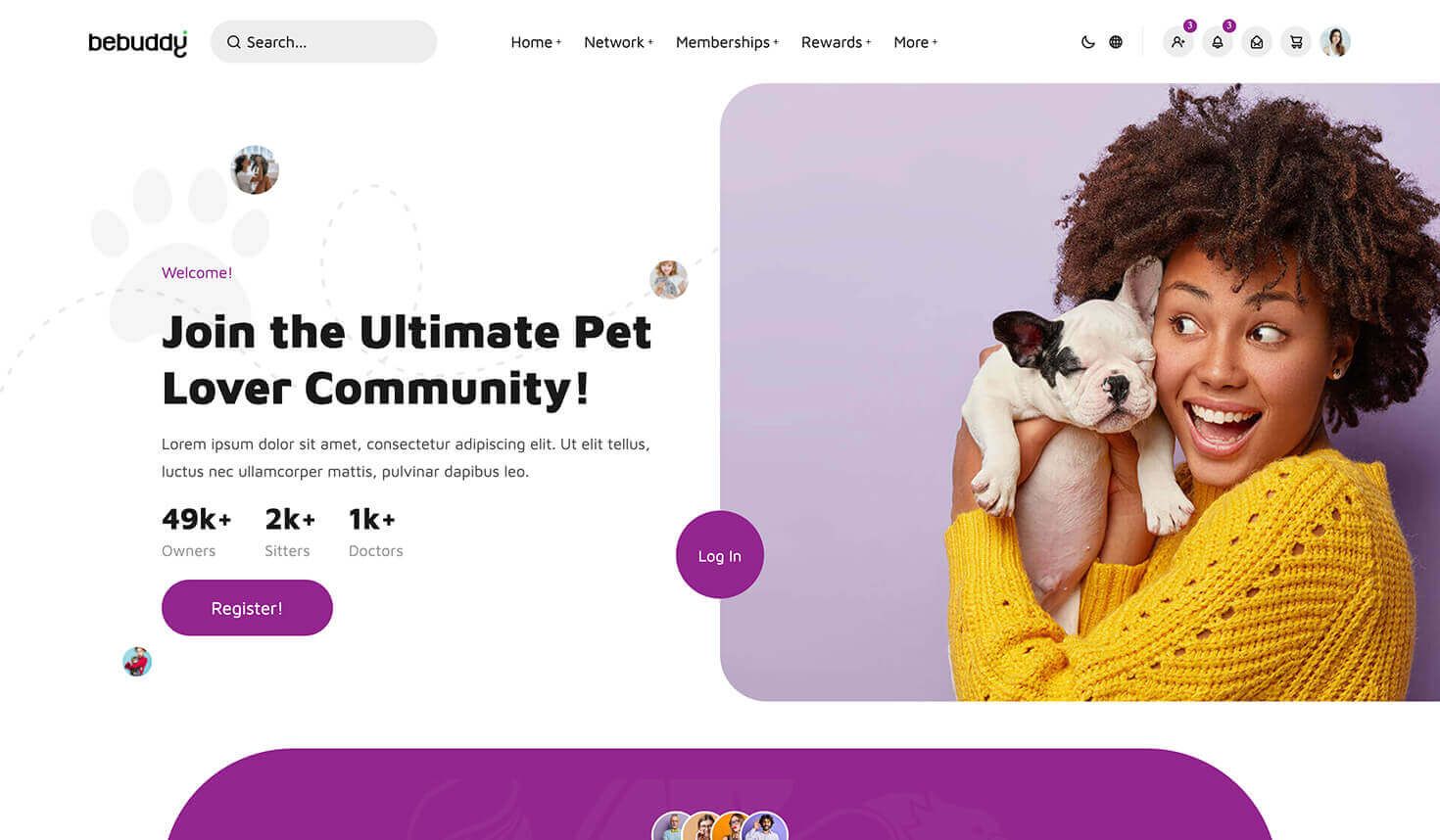 BeBuddy theme screenshot