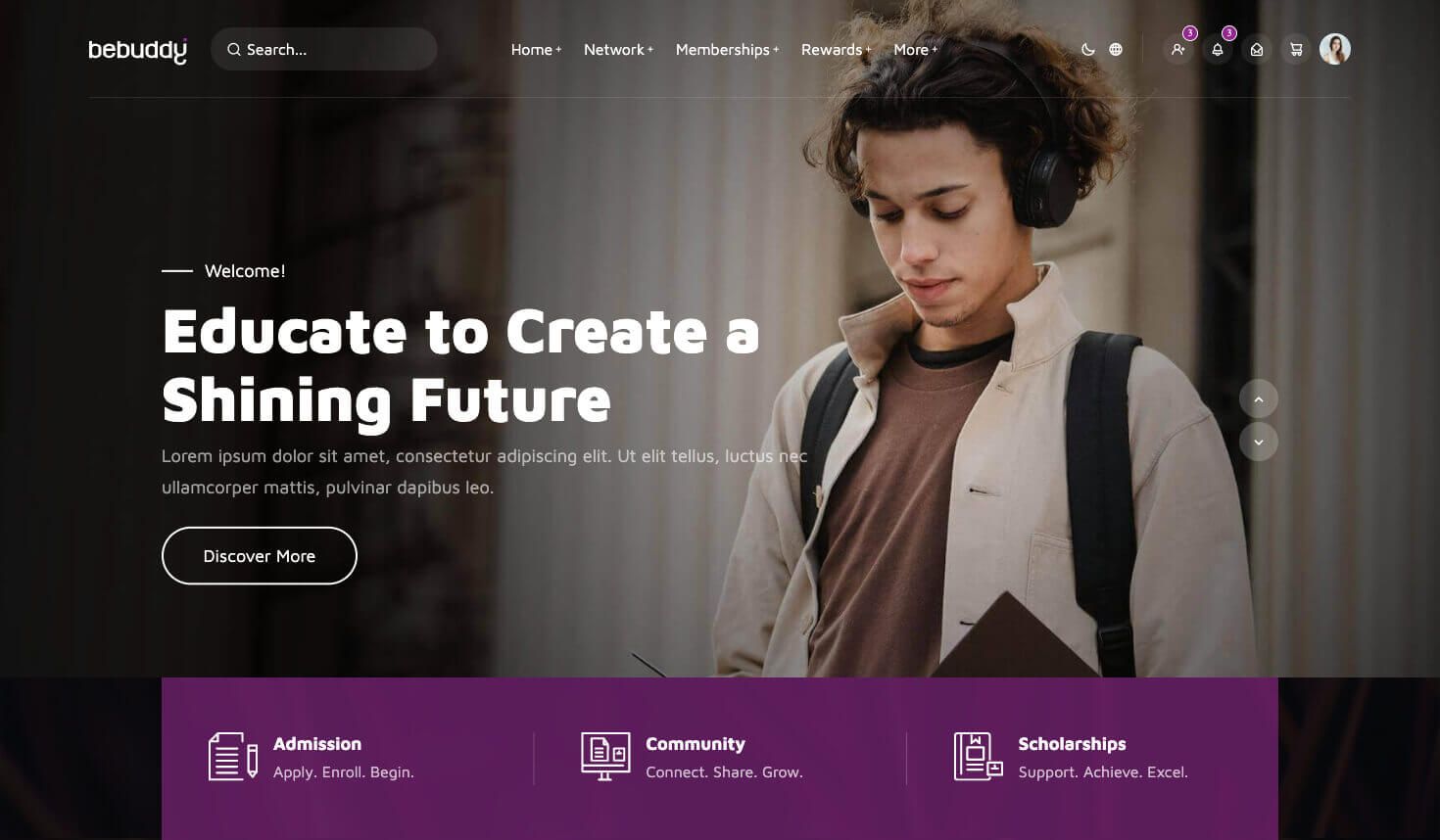 BeBuddy theme screenshot